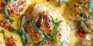 Пилешко със сос "Изненада"