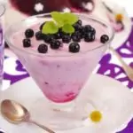 Замразен плодов десерт с айрян