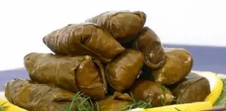 Сарми от лозови листа