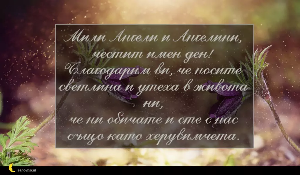 Пожелание за Архангеловден 5