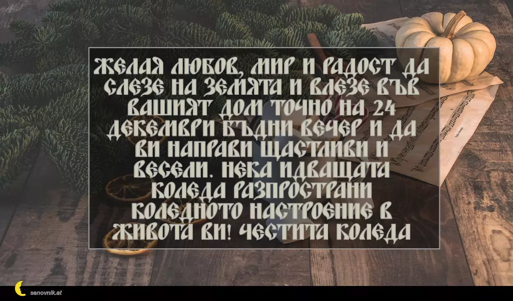 Пожелание за Бъдни Вечер 9