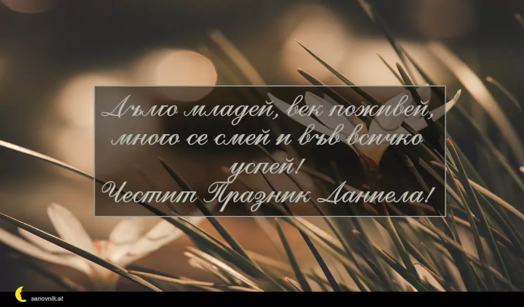 Пожелание за св. Данаил 7