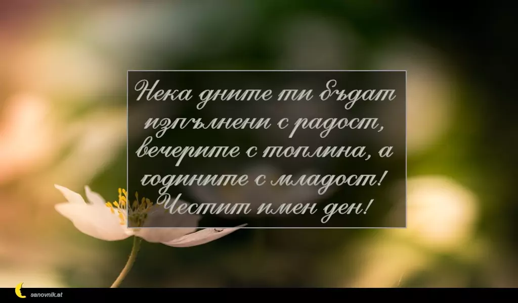 Пожелание за св. Данаил 8