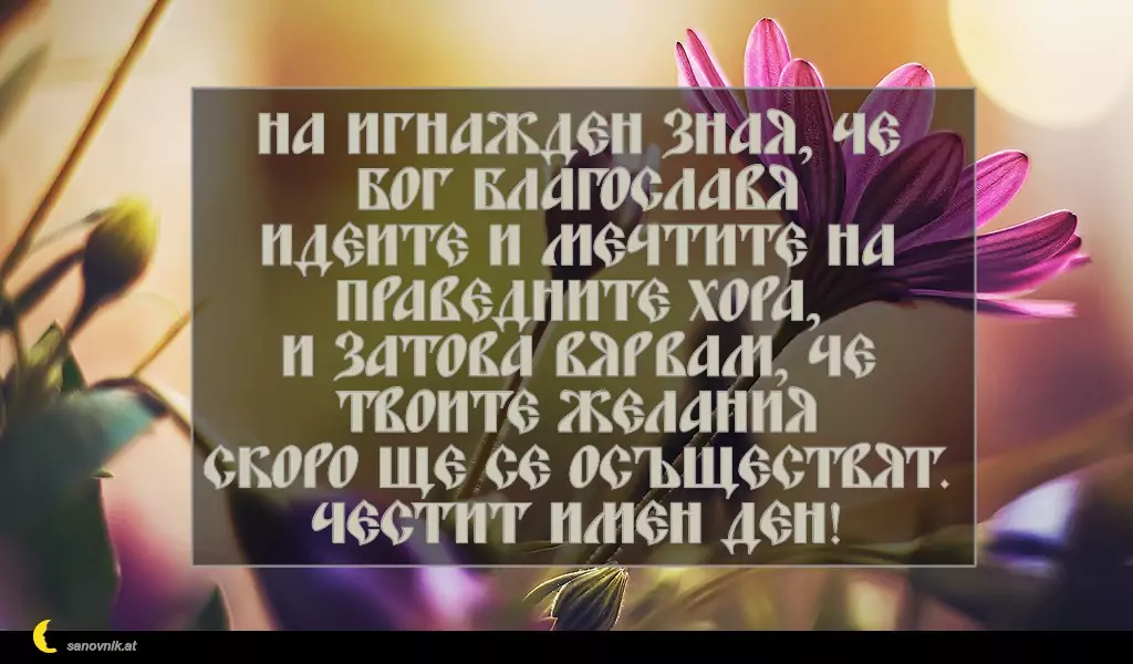 Пожелание за Игнажден 14