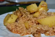Картофи с ориз или булгур