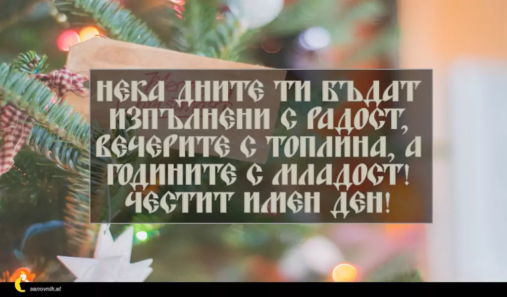 Пожелание за Коледа (имен ден) 14