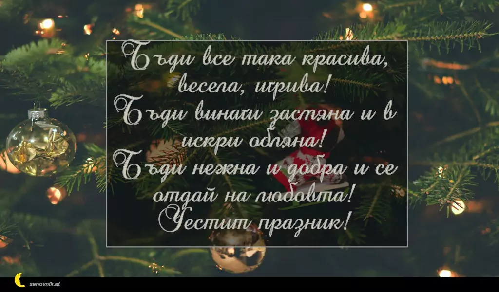 Пожелание за Коледа (имен ден) 16