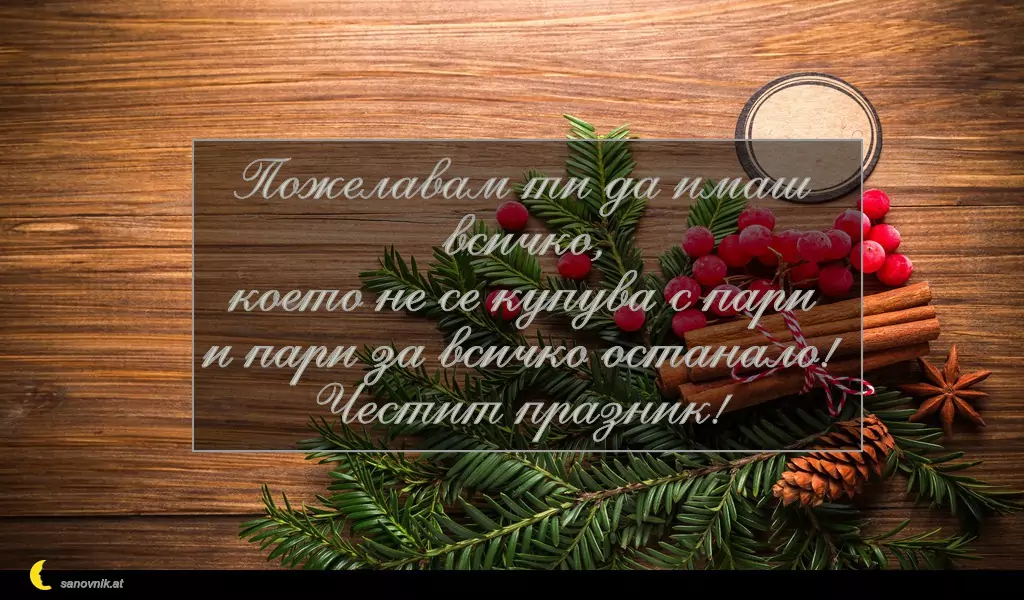 Пожелание за Коледа (имен ден) 20