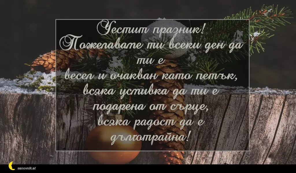 Пожелание за Коледа (имен ден) 9