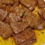 Печен свински черен дроб