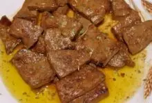 печен свински черен дроб