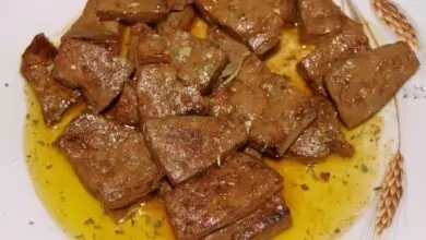 печен свински черен дроб