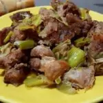 Свинско с праз лук