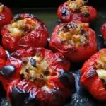 Камби, пълнени със зрял фасул и кайма