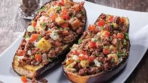 Патладжани пълнени с месо