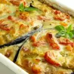 Печен патладжан с пармезан и моцарела