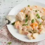 Петел с каша