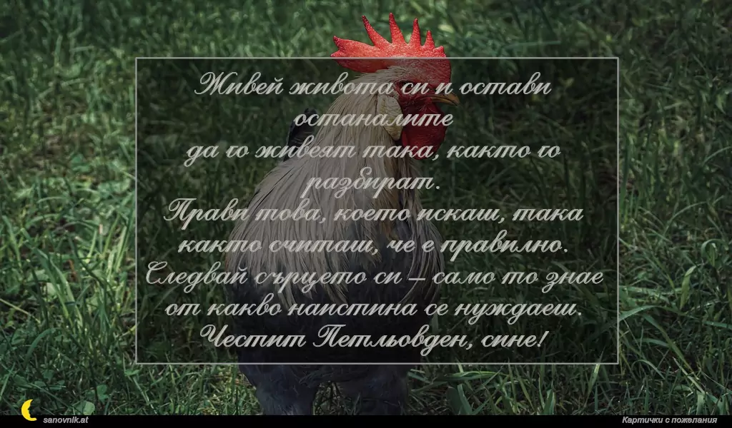 Пожелание за Петльовден 14