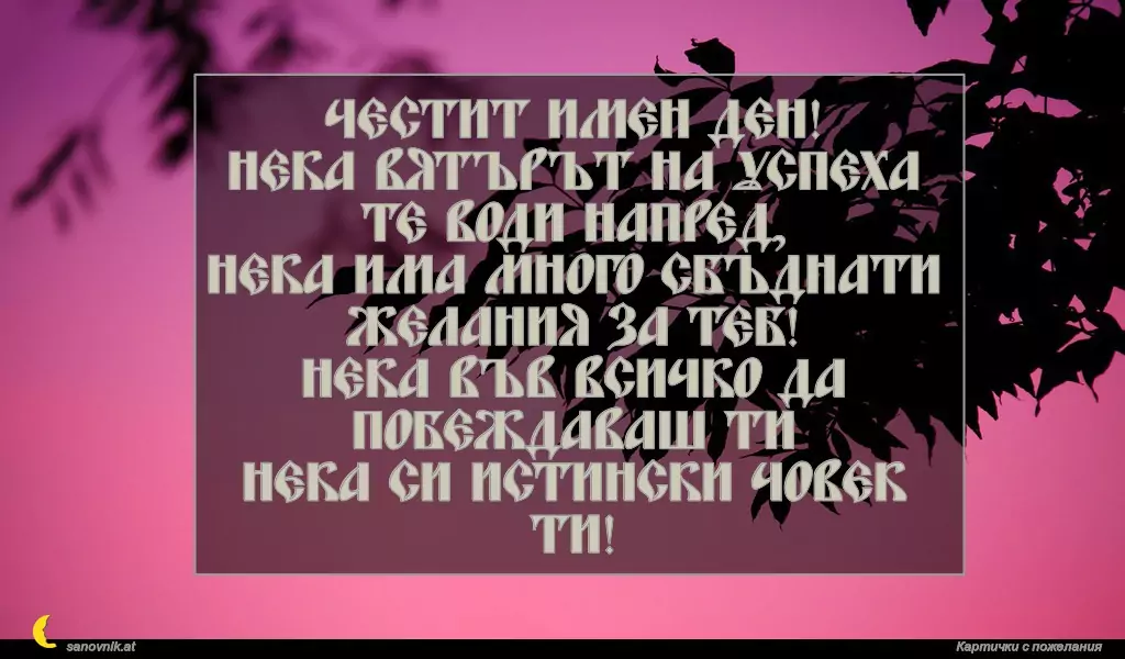 Пожелание за св. Нина 8