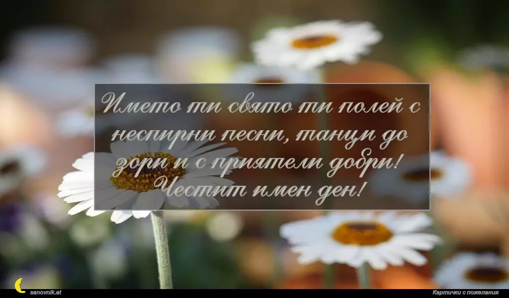 Пожелание за св. Нина 9