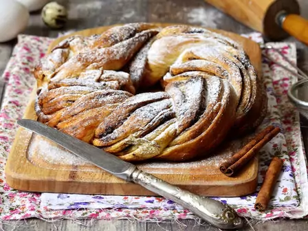 Козуначен венец с шоколад