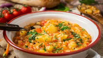 шарена постна яхния