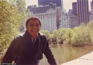 19 годишния Барак Обама, 1980 19 годишния Барак Обама, 1980