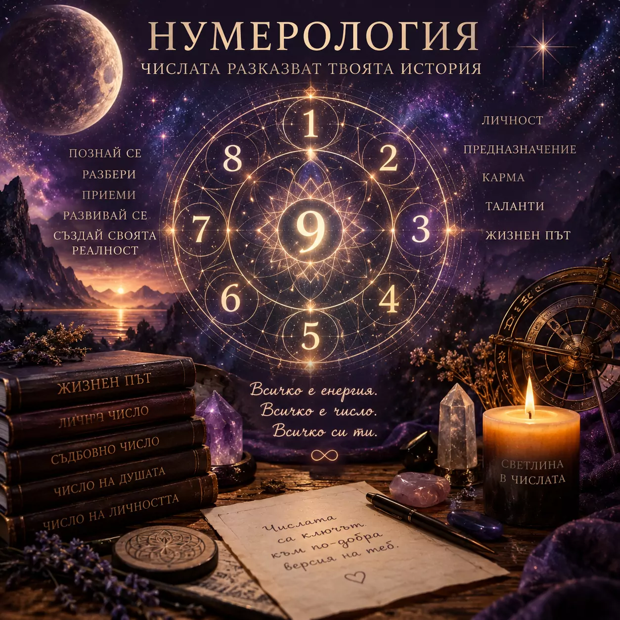 Принципите на нумерологията