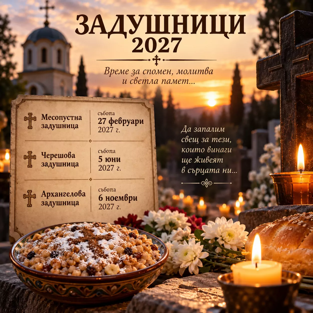 Задушници 2027