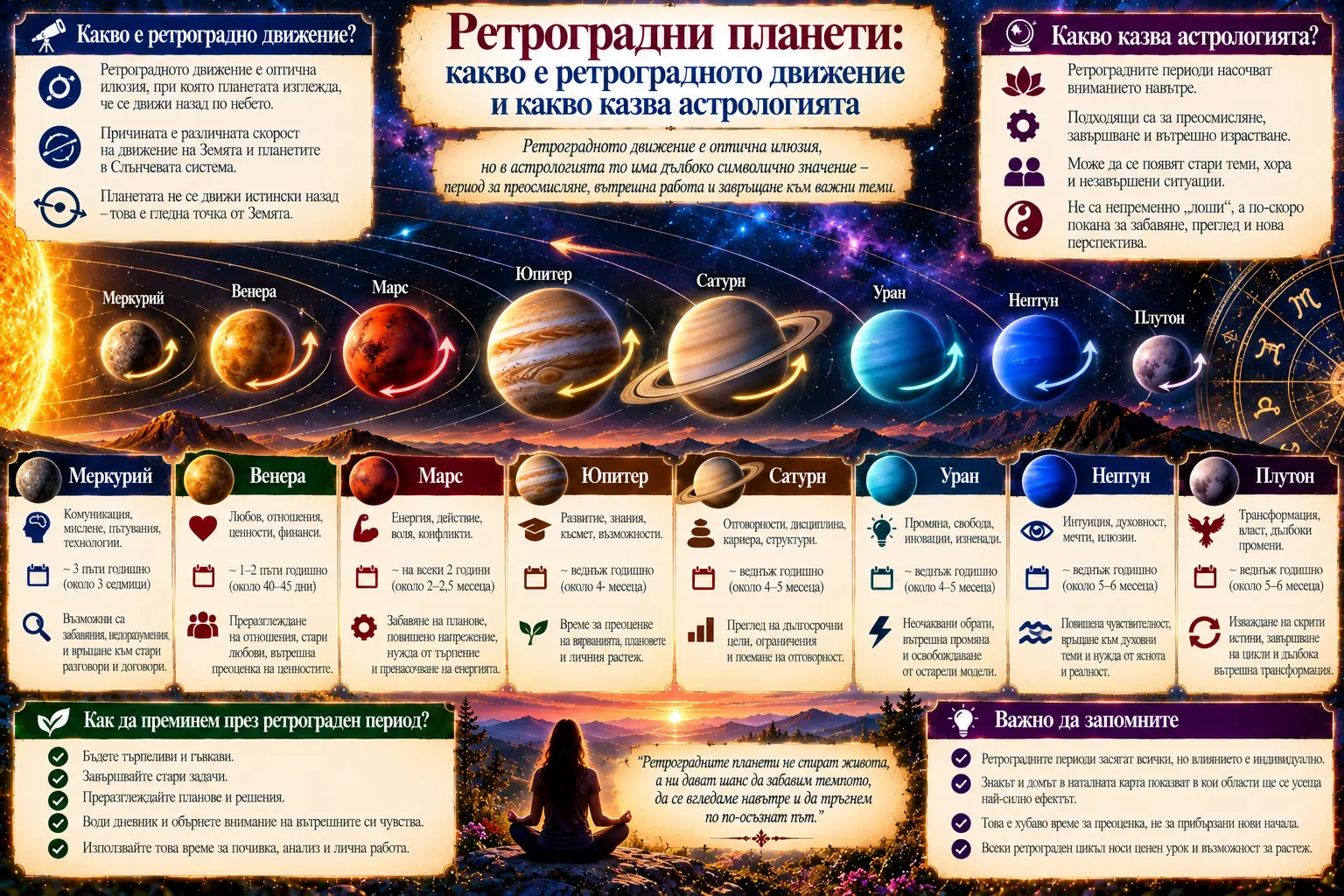 Ретроградни планети