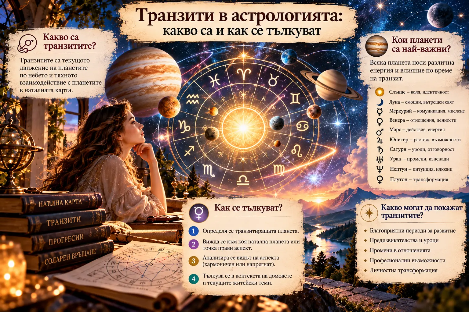 Транзити в астрологията