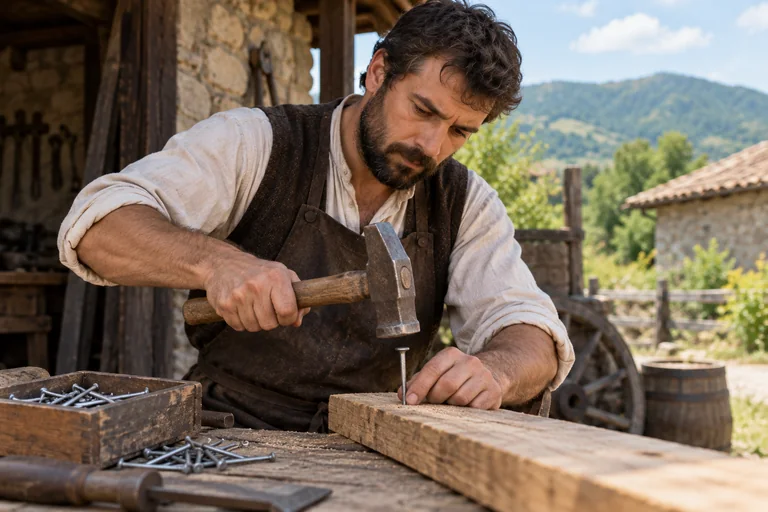 Тълкуване на сън за Ковеш ли пирони или нещо друго