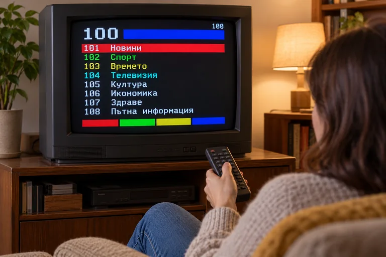 Тълкуване на сън за ТЕЛЕТЕКСТ